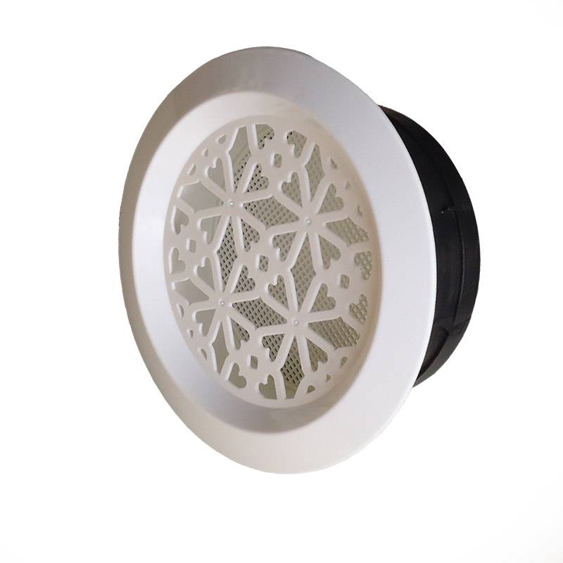 Central air -conditioned air outlet Wind -out -of -leaf wind mask ABS ventilation cap round fresh air outlet indoor fresh air system