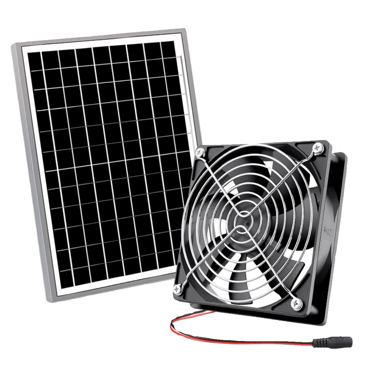 Solar DC heat dissipation small pump 12V quiet powerful industrial cabinet outdoor pet exhaust fan fan
