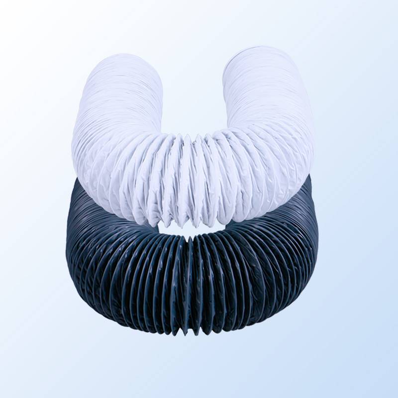 Fresh air system ventilation pipeline exhaust hood replacement fan bath PVC aluminum foil telescopic pipe