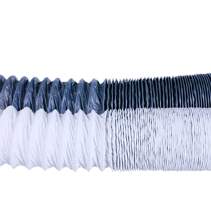 Fresh air system ventilation pipeline exhaust hood replacement fan bath PVC aluminum foil telescopic pipe
