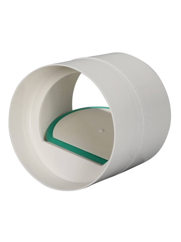 The toilet stop valve 110/75PPPC pipeline stop valve yurt bay fan anti -string flavor fresh air system anti -flavor