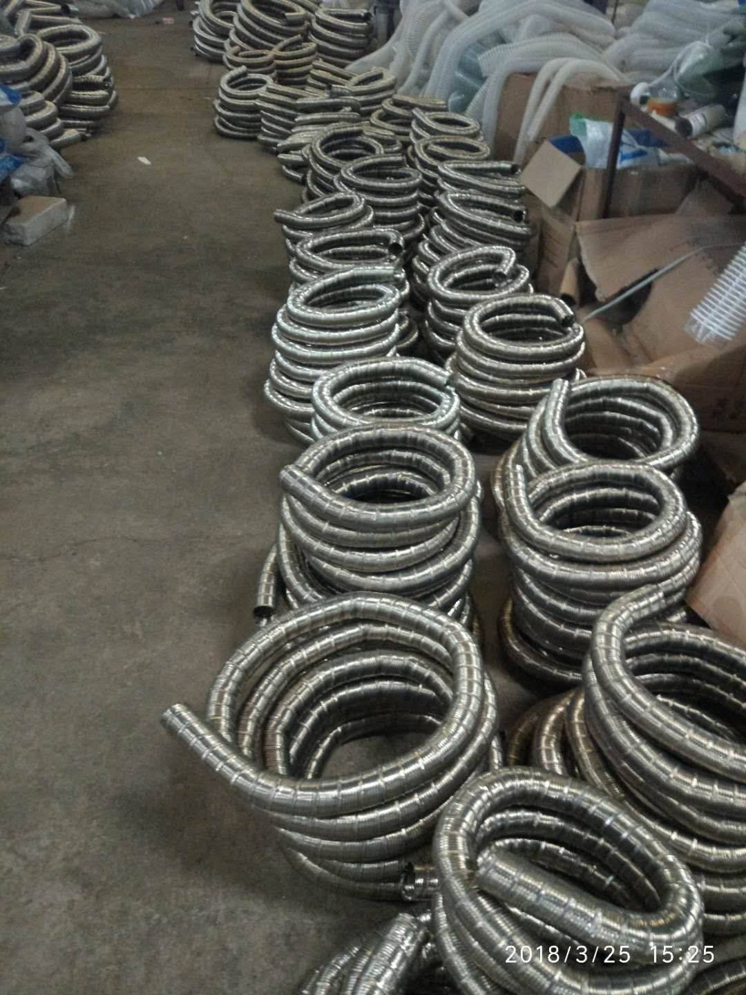 40mm high -temperature exhaust pipe stainless steel metal hose furnace pipe exhaust gas pipe ventilation pipe high temperature pipe