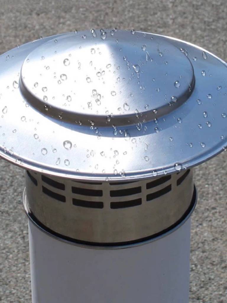 Roof exhaust pipe air -ventilating caps stainless steel rain cover out of the air outlet, waterproof bird -proof and mouse -resistant fresh air system exhaust port