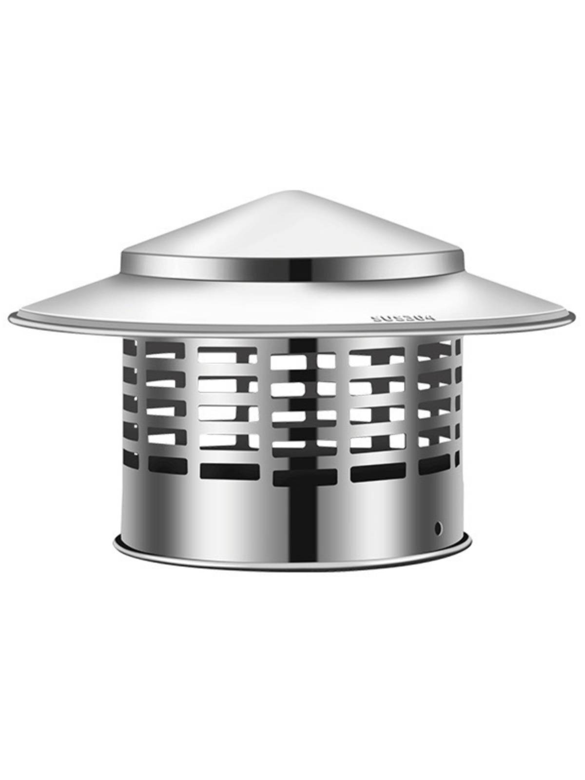 Roof exhaust pipe air -ventilating caps stainless steel rain cover out of the air outlet, waterproof bird -proof and mouse -resistant fresh air system exhaust port