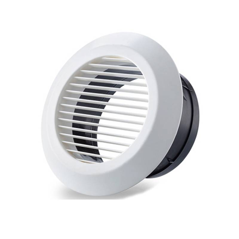 ABS fresh air central air-conditioning system exhaust air out of wind and round louver air-changing ventilated ventilation network cover 100-200mm