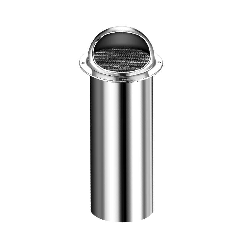 Stainless steel fans outer wall outlet range hood exhaust pipe ventilation and windproof outdoor wall through wall stamping cover breathable
