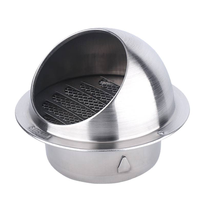 Green Island Wind Stainless Steel Wall Gatile exhaust pipe air outlet Tuition fresh air exhaust system exhaust smoke exhaust smoke exhaust discharge accessories
