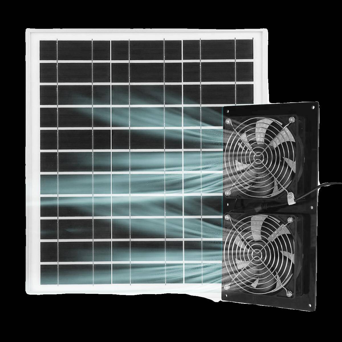 Solar DC heat sink 12v S quiet and powerful industrial cabinet outdoor pet room square exhaust exhaust