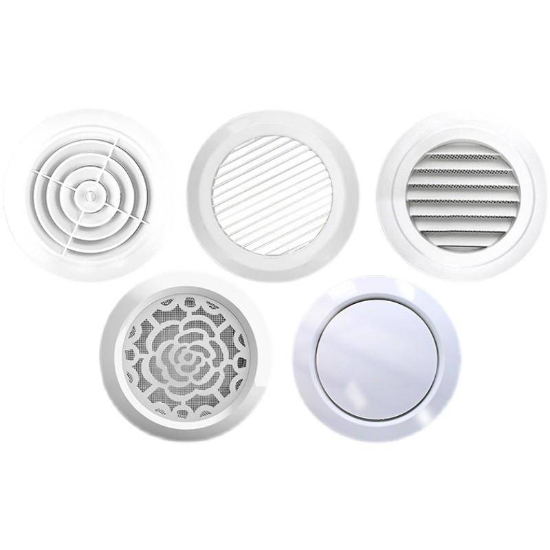 Household fresh air system ABS circularly adjustable shuttle louver gas replacement central air -conditioning air outlet ventilation ventilation and exhaust port