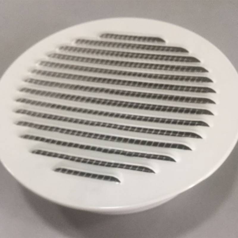 Japan's aluminum alloy fresh air central air -conditioning system exhaust air out of wind and round louver, lid mesh cover mesh replacement exhaust