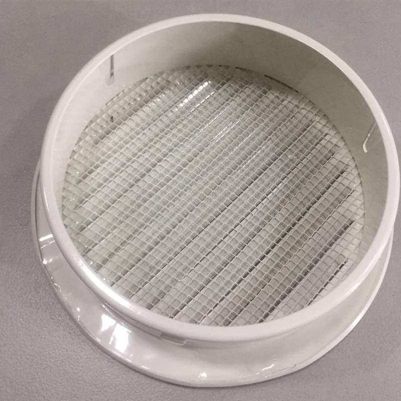 Japan's aluminum alloy fresh air central air -conditioning system exhaust air out of wind and round louver, lid mesh cover mesh replacement exhaust