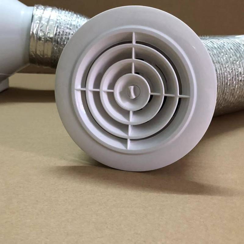 ABS round outlet air outlet exhaust air replacement air fan central air -conditioning square bulk fresh air system 110mm150mm
