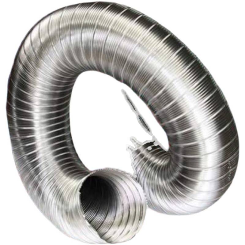 3 inch 75mm high -temperature exhaust pipe Stainless steel metal hose firepipe waste pipe exhaust pipe ventilation pipe ripple ripple