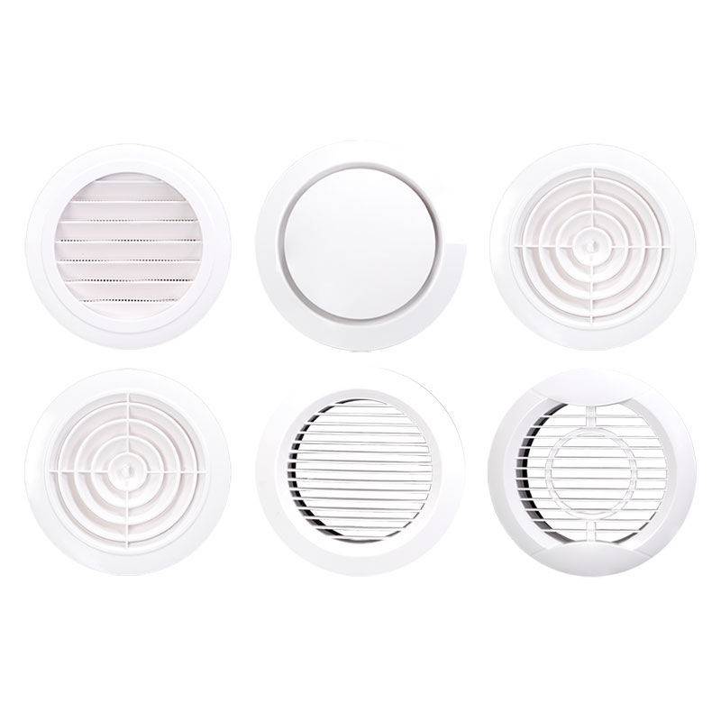 Indoor fresh air system ABS new air outlet Central air -conditioning rowing air outlet Furniture, round -back, louver