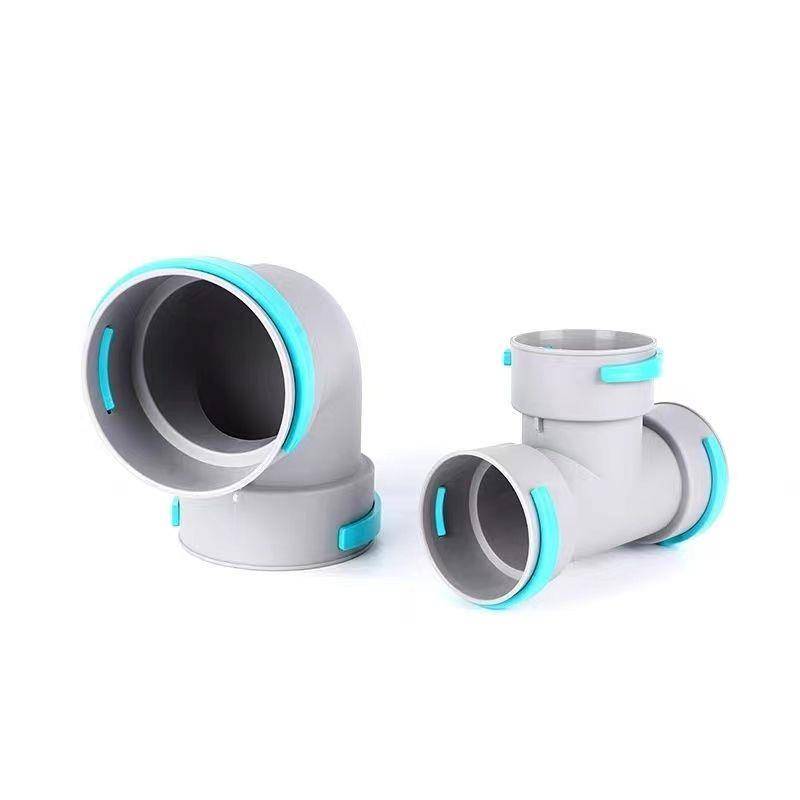 Fresh air system PE pipe accessories sub -box PE pipeline branches ABS split boxes of one point, five, seven