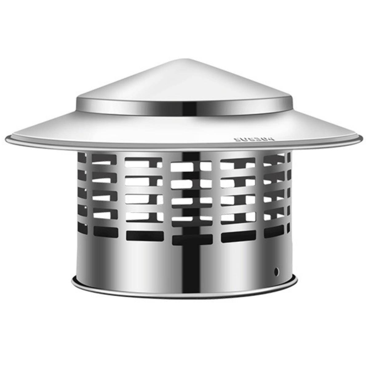 Roof exhaust pipe air -ventilating caps stainless steel rain cover out of the air outlet, waterproof bird -proof and mouse -resistant fresh air system exhaust port