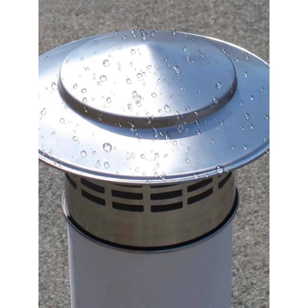 Roof exhaust pipe air -ventilating caps stainless steel rain cover out of the air outlet, waterproof bird -proof and mouse -resistant fresh air system exhaust port