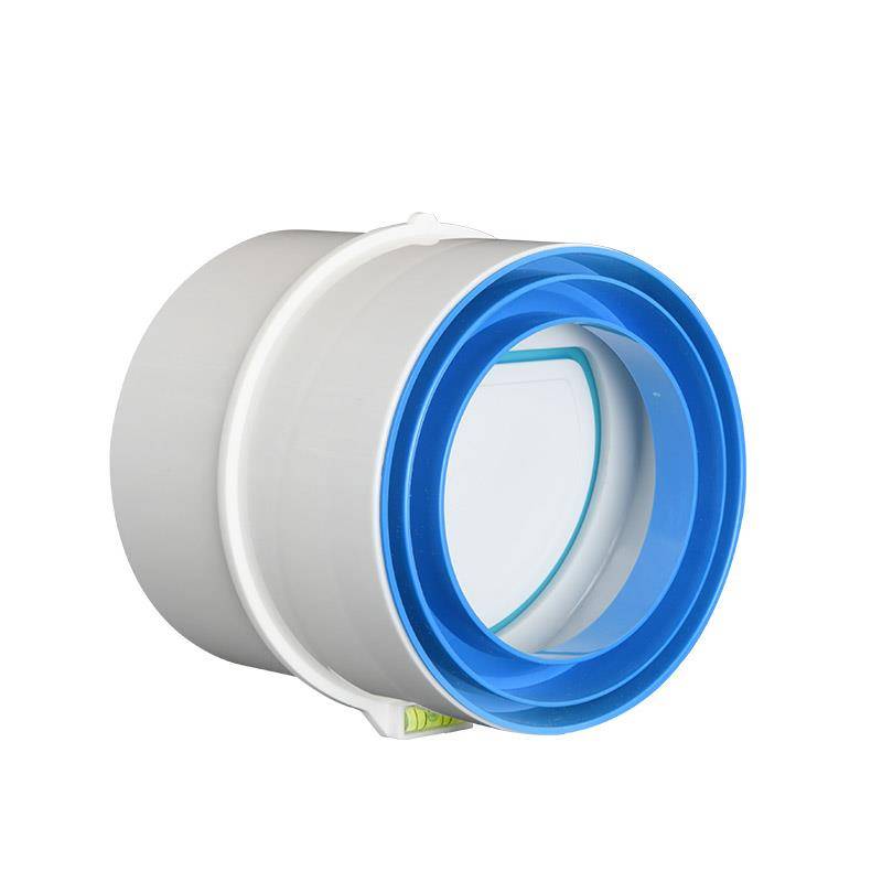 110/75pvc toilet stop valve bathing fan pipes to stop valve anti -string flavor fresh air system windproof