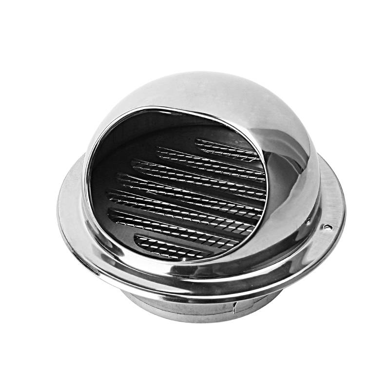Extreme thick stainless steel 304 fans outer wall outer wall anti -hood hood firing machine louver breathable exhaust system outlet cap