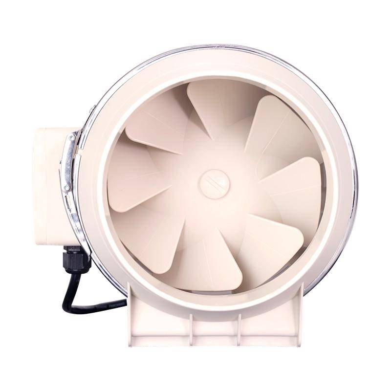 Pipeline fan unidirectional air fan strong static exhaust fan Frozen system Household ventilation 4/6/8 inches
