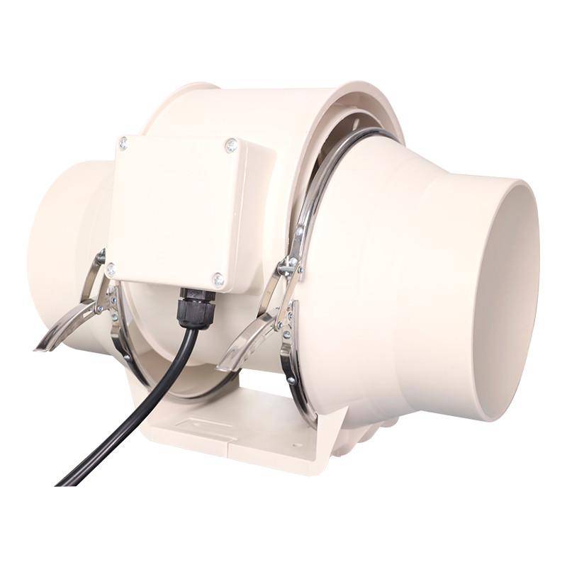Pipeline fan unidirectional air fan strong static exhaust fan Frozen system Household ventilation 4/6/8 inches