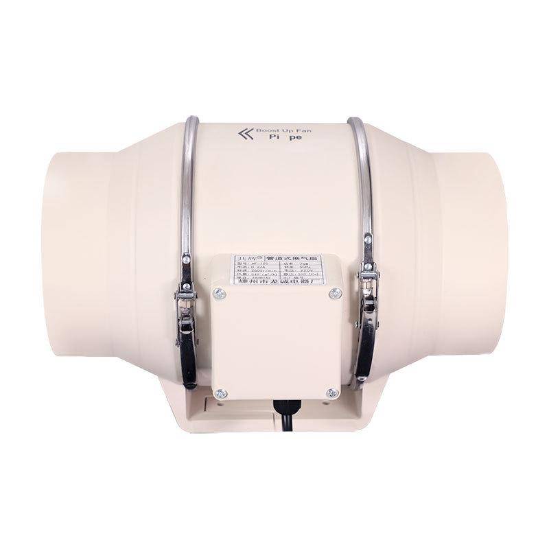 Pipeline fan unidirectional air fan strong static exhaust fan Frozen system Household ventilation 4/6/8 inches