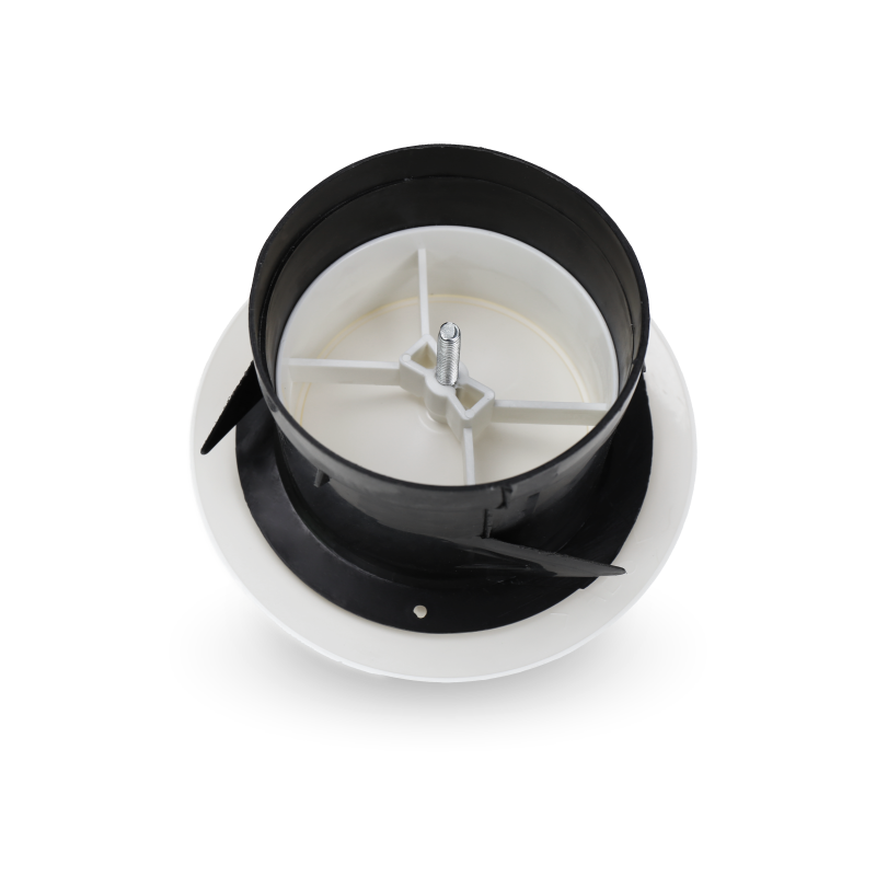 Emmed fresh air system adjustable disc screw screw adjustment air outlet Central air -conditioning ABS exhaust port
