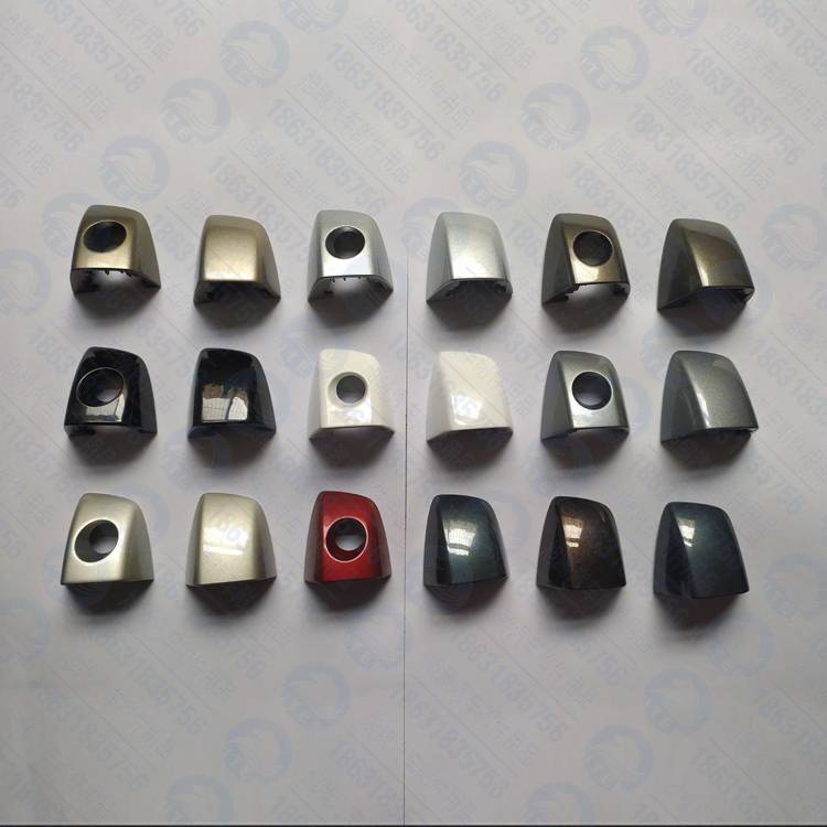 Audi A6L A7 main driving right left and back door Pulling hand cover handle key hole door lid cover black