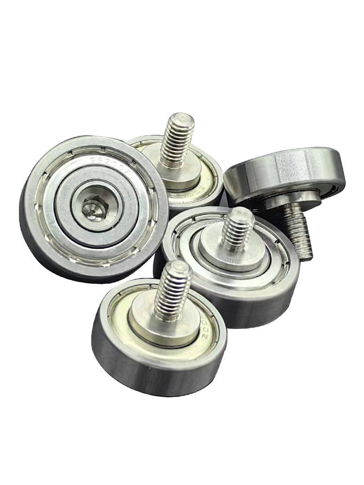 NTBG outer threaded zip bolt stainless steel band shaft roller roller screwed metal small pulley