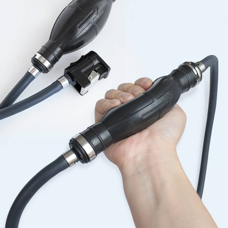 Yacht Yama Baisheng Outside Outer Oil Tank Oil Pipeline Unilateral 6, 8mm Rubber Pipe Manual Pump Hand Pump