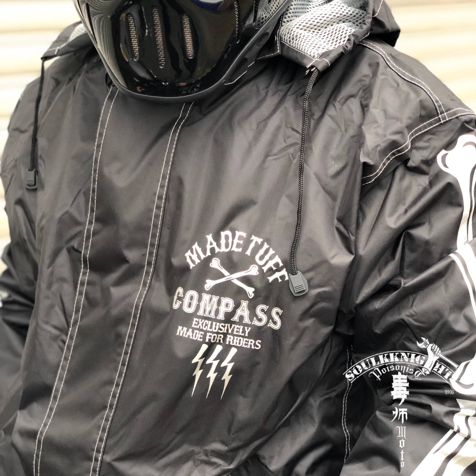 Retro raincoat Harry Meeting German motorcycle raincoat raincoat raincoat and raincoat set with hat