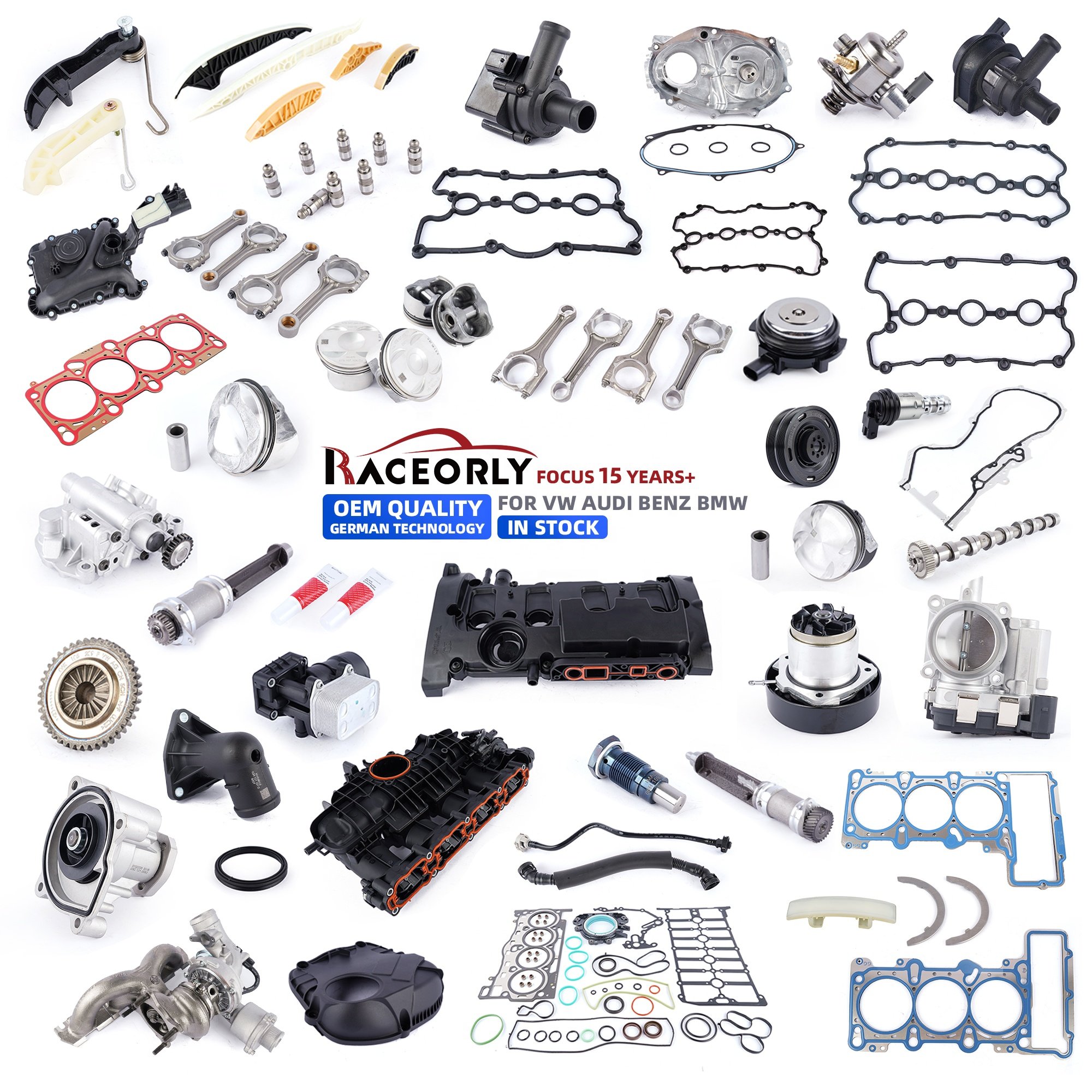 Raceorly High Quality Auto Engine Systems Spare Parts Fuel Pump For VW TUGUAN GOLF JETTA1.4T 03C127025T