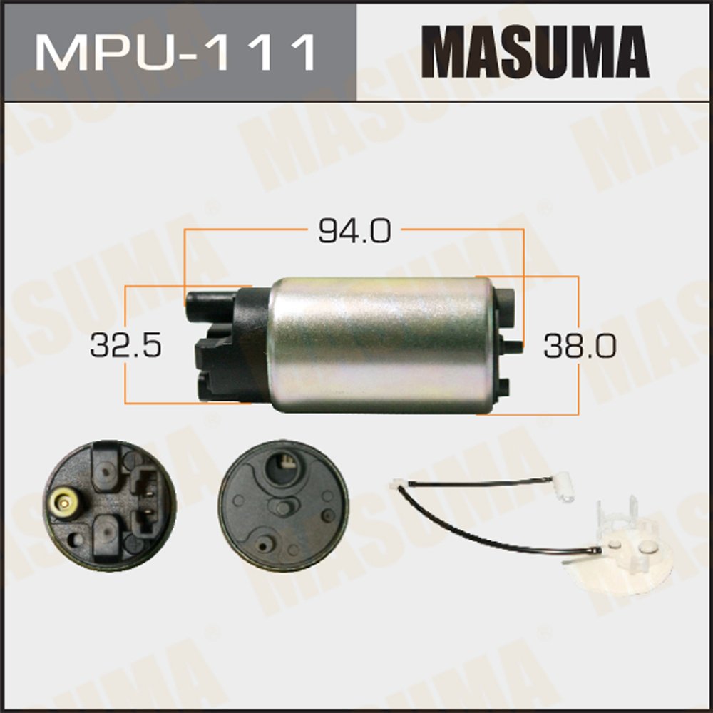 MPU-111 MASUMA Japan Car high flow 100L/h 2kg/cm2 fuel pump 23220-36030 23220-21210 23220-21200 23220-37100