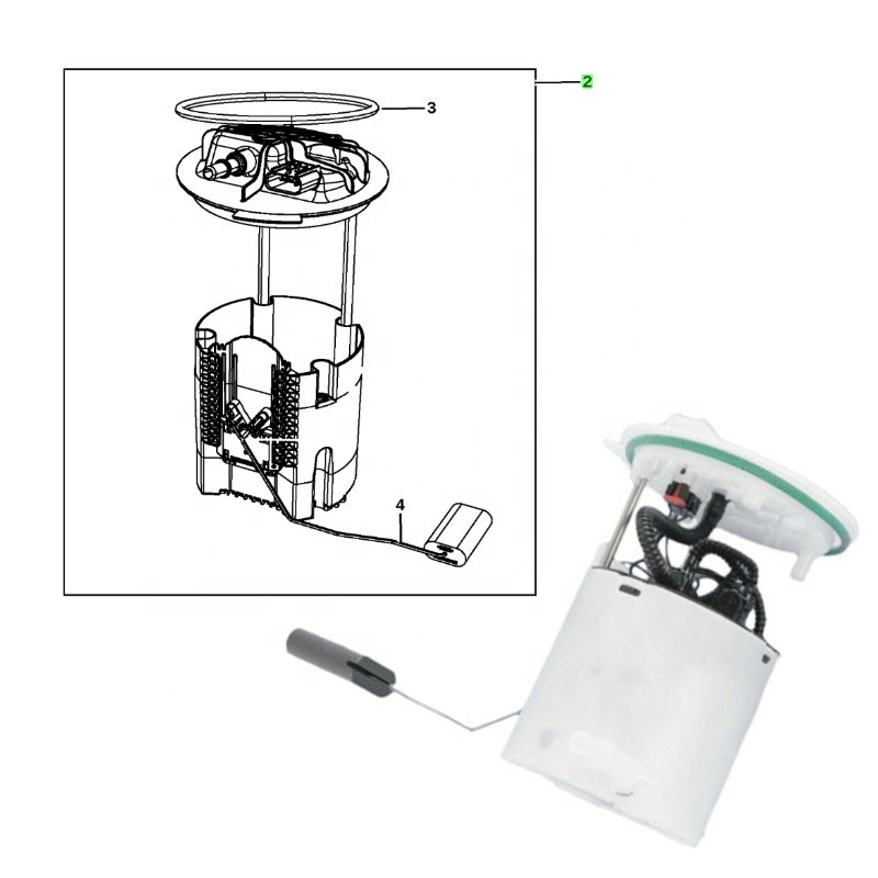 05145583AD 68304617AA Fuel pump For Jeep Grand Cherokee 2011-2015 3.6L 5.7L 5145583AD