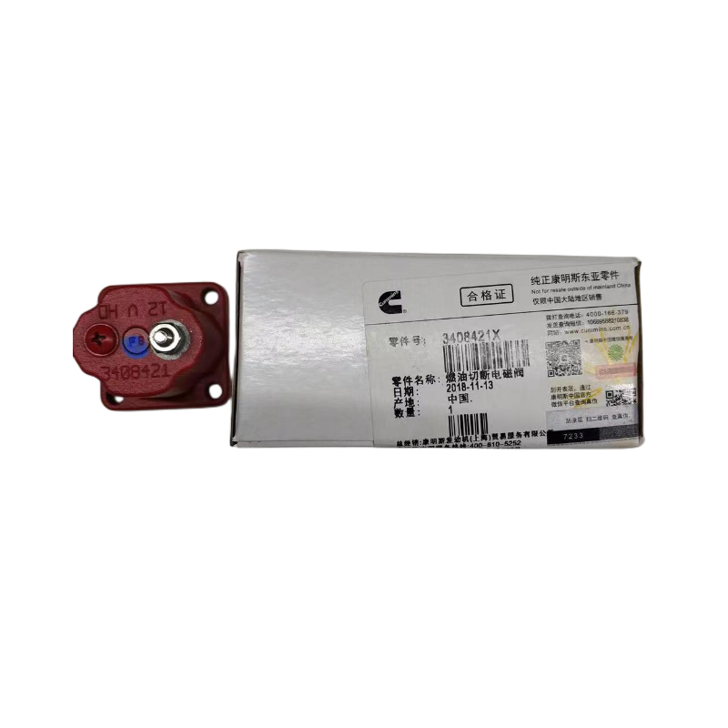 Original New 12V Fuel Shutoff Solenoid Valve 3054608 3408421 For Engine QSM11 Wholesale price