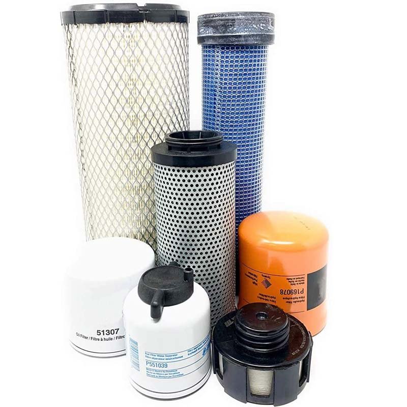 Replacement Construction Machinery Spare Parts Maintenance Air Oil Fuel Filter Service Kit for Bobcat T590 S550 S570 S590 T550 T