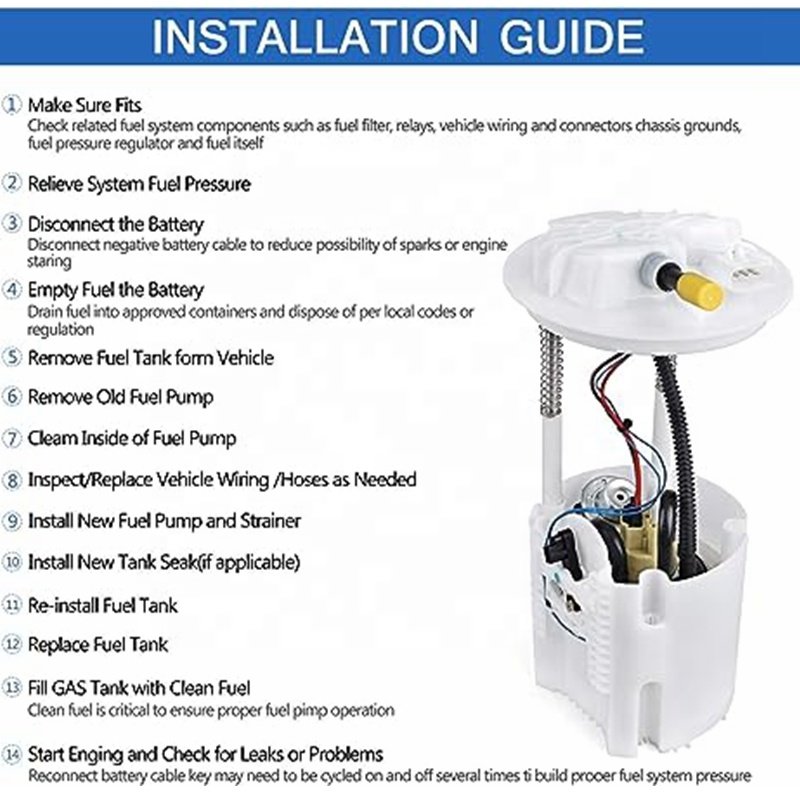 Auto Parts Fuel Pump Assembly For Dodge Nitro Jeep Liberty E7219M E7237M electric fuel pump