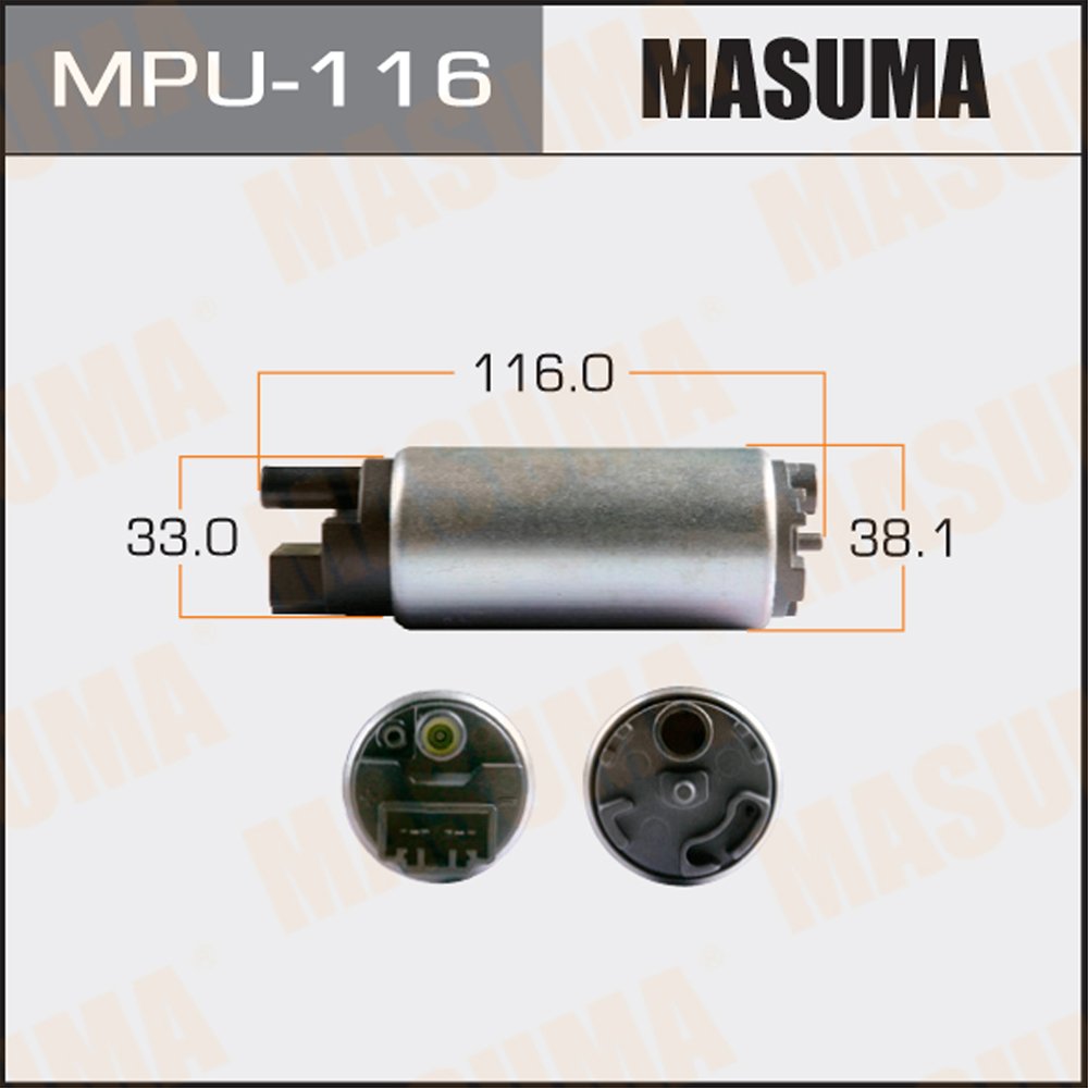MPU-116 MASUMA Auto Parts electric 135L/h 4kg/cm2 fuel pump 23221-28040 23221-31370 23221-28290 23220-31370