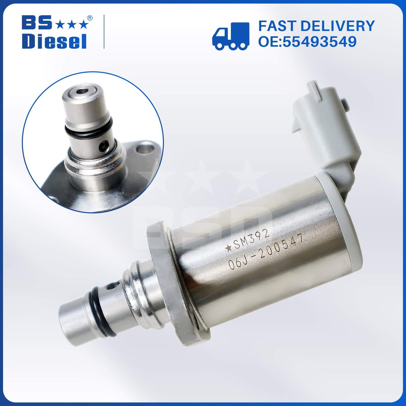 Hot Sale Autoparts Fuel Pump Parts Suction Control Valve 294009-1670 294009-1671 55493549 SCV Valve For Chevrolet Colorado