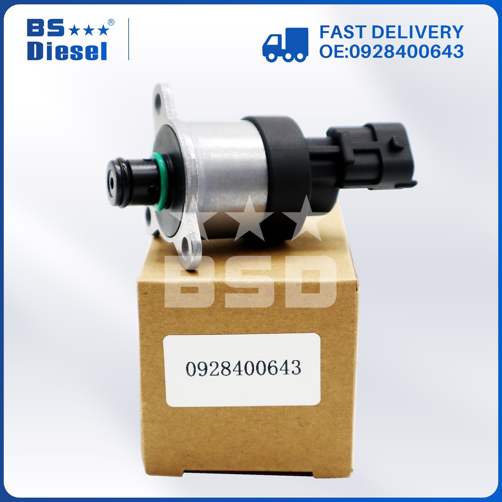 Good Quality Auto Parts Diesel Fuel Pump Parts Pressure Regulator Metering Unit Valve 0928400643 For Ci troen PEUGEOT