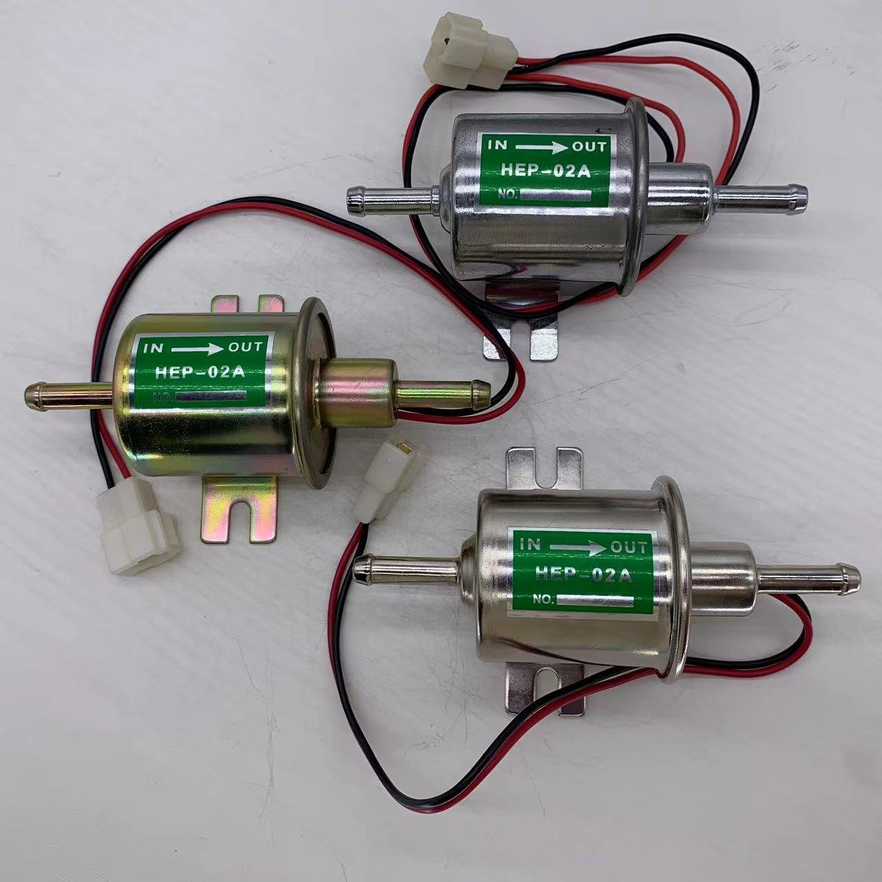 Universal Electric Fuel Pump HEP-02A 12V 24V Petrol Gas Diesel Fuel Pump Manufacturer Direct