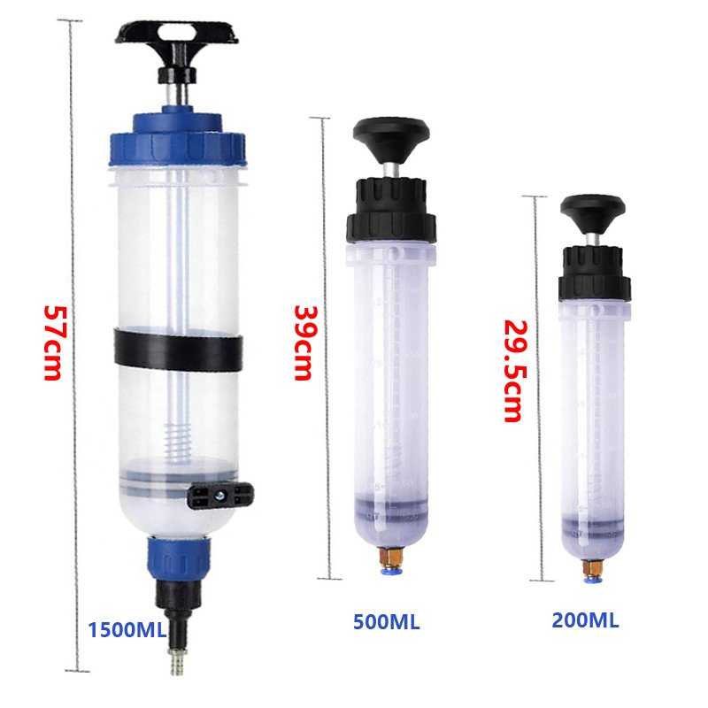 Car Oil Fluid Extractor Auto Air Pump Filling Syringe Bottle Transfer Automotive Fuel Extraction Hand Pump Dispenser Tools 200cc