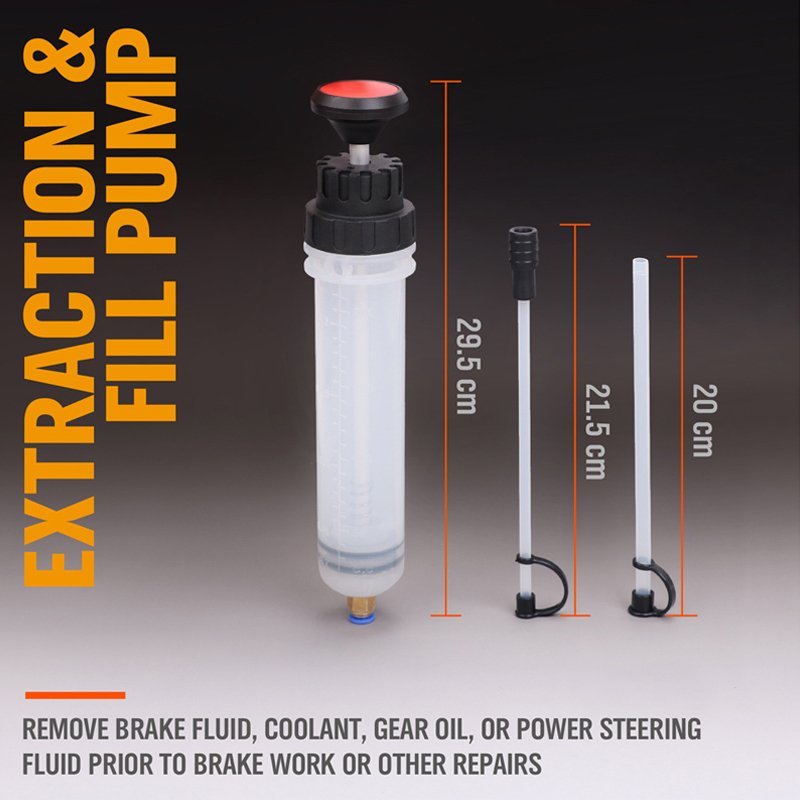 Car Oil Fluid Extractor Auto Air Pump Filling Syringe Bottle Transfer Automotive Fuel Extraction Hand Pump Dispenser Tools 200cc