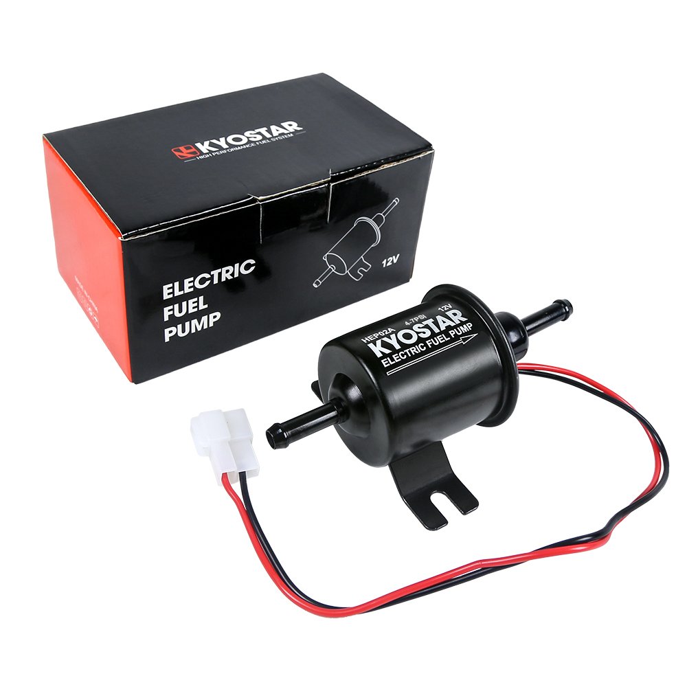 HEP-02A Universal Low Pressure Gas Diesel Fuel Pump Electric Fuel Pump 12v Electric Transfer Output Pressure 4-7psi