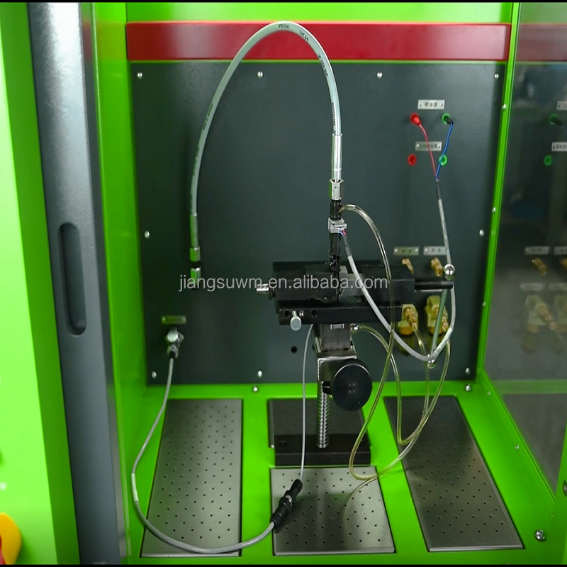 Common rail test bench with code creating function for injector and pump testing