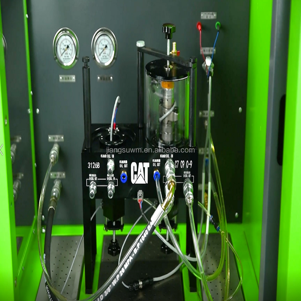 Common rail test bench with code creating function for injector and pump testing