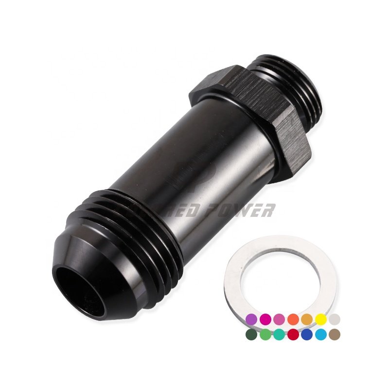New Design Aluminum Alloy 6AN 9/16-24 Male Flare Union Fuel Pump Carburettor Inlet Hose Pipe Adapters Fitting