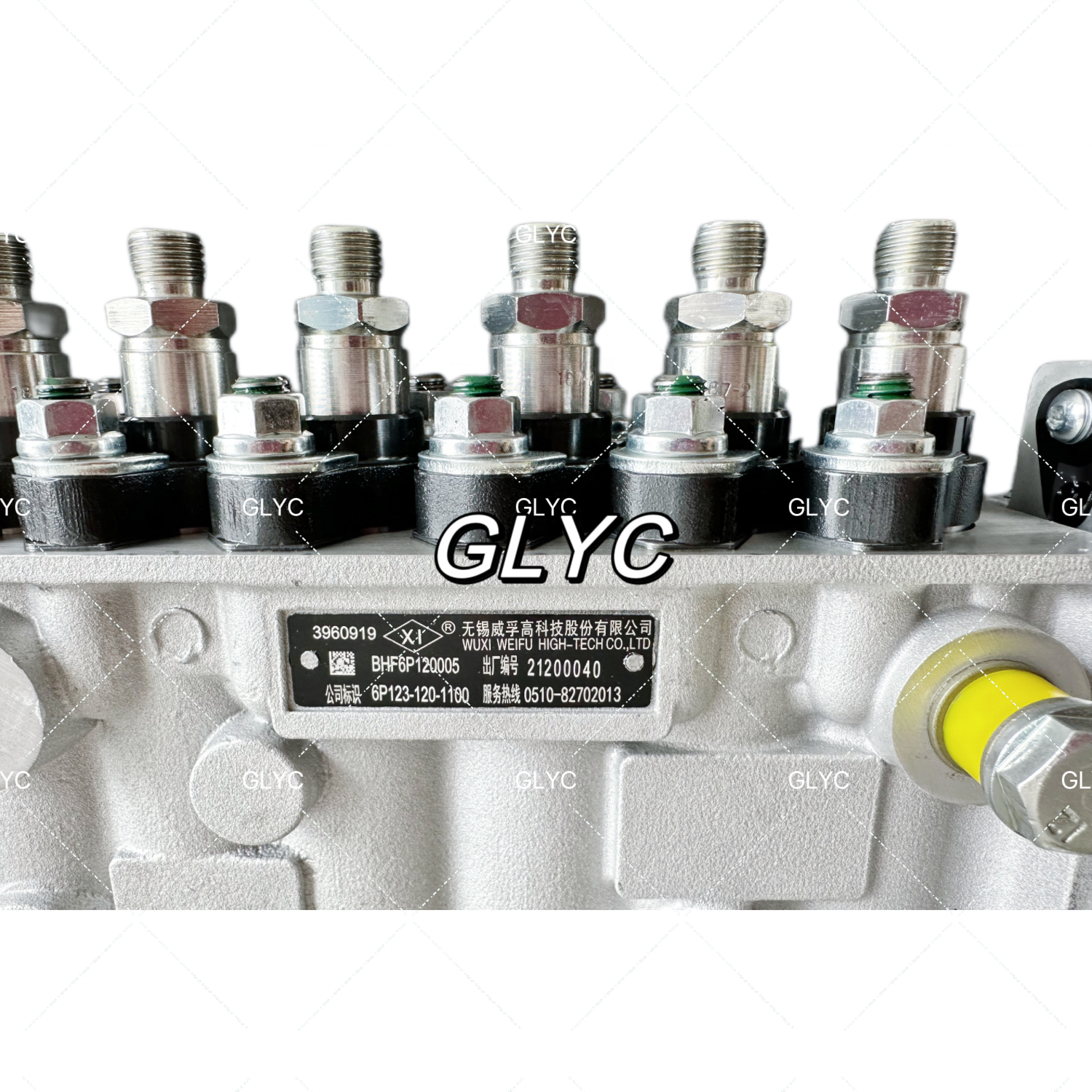 Genuine WEIFU Fuel Injection Pump 6P123 006P123P 3960919 Common Rail Injection Pump BHF6P120005 For CUMMINS