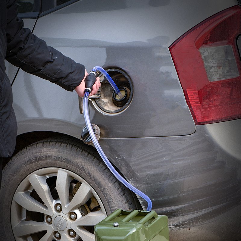 Hand Pump Suction Oil Transfer Manual Oil Water Petrol Diesel Fuel Liquid Pipe