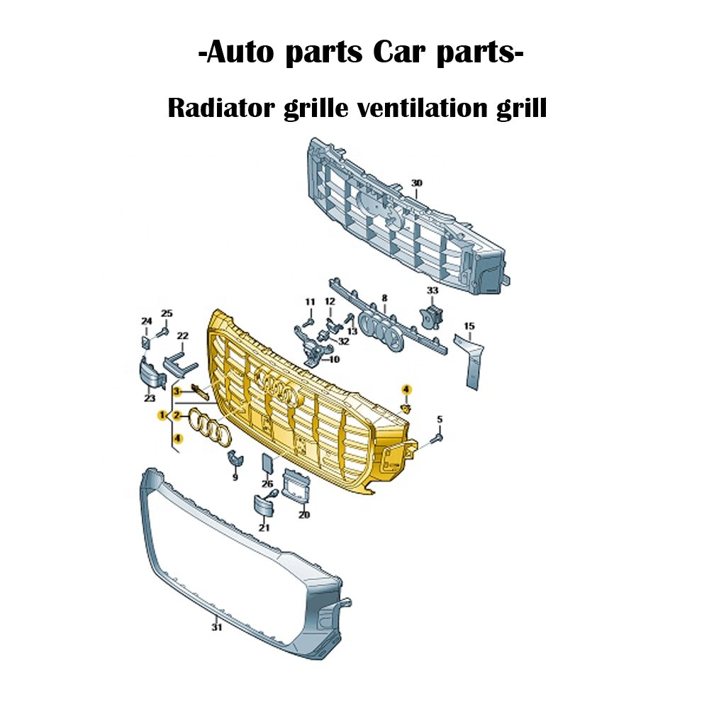 High quality All Germany spare part Accessories for A4 A6 Sagitar Passat Panamera VW Audi Porsche Bmw steering wheel door rims